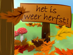 Kleuter1 - Klasblog - Het reuzenhuis: brainstormen over herfst in het bos