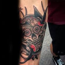 Do you like this design ? 155 Sugar Skull Tattoo Designs With Meaning Wild Tattoo Art