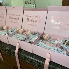 Look through our list and get fantastic ideas for presents that your bridesmaids will absolutely love. Bridesmaid Gift Box Personalized Proposal Decorative Etsy In 2021 Bridesmaid Gift Boxes Wedding Gifts For Bridesmaids Bridesmaid Proposal