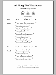 Klamath canyon is located west of the town of klamath itself. All Along The Watchtower Sheet Music Bob Dylan Guitar Chords Lyrics Guitar Chords And Lyrics Music Chords Guitar Chords