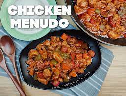 Periodically skim off fat with a spoon. Chicken Menudo Yummy Kitchen