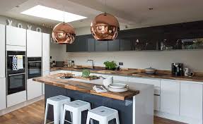 Collection by new creations home improvement. Emma And Ian Fisher Converted Their Garage To Create A Modern Kitchen Diner Https T Garage Conversion To Family Room Modern Kitchen Diner Living Room Kitchen