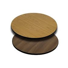 / lancaster table & seating 30 round recycled wood butcher block table top with espresso finish. Round Table Tops Target