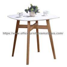 Dining room table with four chairs, one meter and 60mm in diameter, a mark on table and back rest of chair. Small Square Mdf Top With Wooden Leg Dining Table Used Restaurant Chairs For Sale Malaysia
