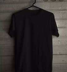 Kaos polos hitam depan belakang untuk desain hd, template kaos polos hitam depan. Kaos Hitam Polos Lazada Indonesia