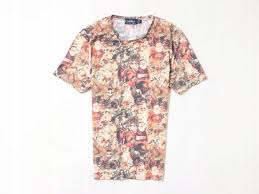 Details About A Topman Mens T Shirt Cotton Pattern Size S