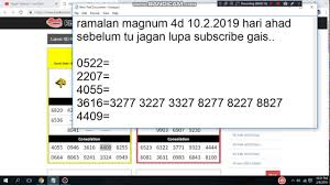 4dpick com at wi latest 4d results today keputusan 4d hari ini. Lettory Magnum 4d Ramalan 10 2 2019 Hari Ahad By Lettory 4d