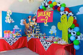 Your little woody or buzz is sure to have the best party of his life when you bring all his favorite toy story characters in as special guests! Toy Story 3 Birthday Party Ideas Photo 3 Of 52 Party Toys Toy Story Birthday Party Toy Story Party