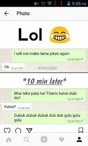 Following is our collection of funny hindi jokes.there are some hindi quinta jokes no one knows (to tell your friends) and to make you laugh out loud.take your time to read those puns and riddles where you ask a question with answers, or where the setup is the punchline. Lame Jokes That Make You Laugh In Hindi