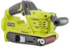 Brushless cordless belt sander yes but not in a random orbit model. Ryobi Brushless Cordless Belt Sander