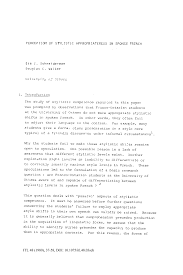 Check spelling or type a new query. Perception Of Stylistic Appropriateness In Spoken French John Benjamins