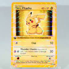 Thicc Pikachu Full Holo Pokemon Card $ 17.99USD | AllianceTCG