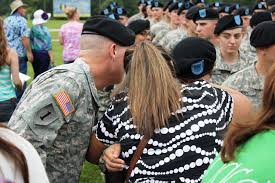 Brigadier General Grigsby And His Wife Greet Their Daughter Pv2 Grigsby During The 8 21 13 Family Day Celebration At Fort J Combat Training Jackson Family Day
