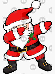 Dabbing Santa Claus Christmas Dab Sticker By Zeno27 Dabbing Santa Santa Claus Drawing Dabs