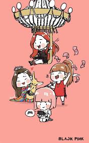 Black And Pink Cartoon Pin By Ili Bena On Blackpink Blackpink Black Pink Kpop Blackpink Jisoo