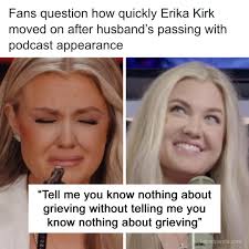 Fans question how quickly Erika Kirk moved