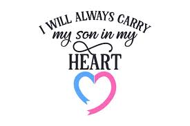 Download I Will Always Carry My Son In My Heart Svg Cut File By Creative Fabrica Crafts Creative Fabrica PSD Mockup Templates