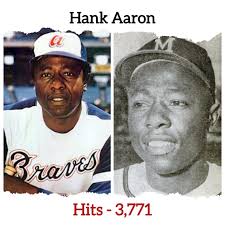 Henry Louis Aaron, nicknamed "Hammer" or "Hammerin' Hank", was an American  professional baseball right fielder and designated hitter who played 23  seasons in Major League Baseball, from 1954 through 1976. Hank Aaron