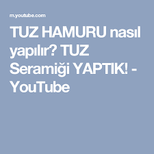 Tuz Hamuru Nasil Yapilir Tuz Seramigi Yaptik Youtube Fen Dersi Sinifi Tuz Youtube