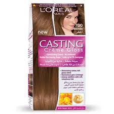 L'oreal paris magic root rescue 10 minute root hair coloring kit, permanent hair color with quick precision applicator, 100 percent gray coverage, 4 dark brown, 1 kit (packaging may vary) pack of 1 4.4 out of 5 stars 9,192 washes out in 28 shampoos. Buy L Oreal Casting Creme Gloss Blonde 700 1 Kit Online Lulu Hypermarket Ksa