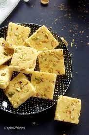 Milk Powder Burfi Diwali Special Indian Sweet Recipe Sweet Recipes Food Sweet Meat