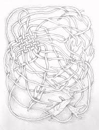 Pencil Drawing Nature Weave By Janepriserarts On Etsy 32 00 Drawings Pencil Drawings Nature Drawing