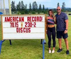 Who is valarie allman dating? Dyestat Com News Valarie Allman Launches American Record In Discus
