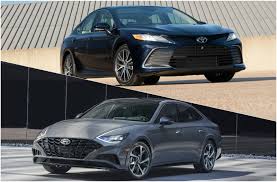 The solar panel is integrated into the roof panel for charging the batteries. 2021 Toyota Camry Vs 2021 Hyundai Sonata Head To Head U S News World Report