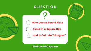 Why Is Pizza Round And Comes In A Square Box