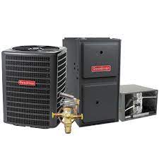 Furnace and central air combo. Goodman Furnace Ac Unit Combo 3 5 Ton 14 Seer 96 80000 Btu Gas Furnace