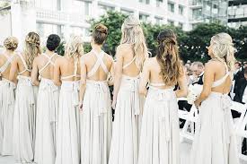 How Would You Tie It Bridesmaid Convertible Bridesmaid Dress Two Birds Bridesmaid