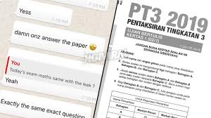 2016, kertas soalan pt3 mrsm, kertas soalan ramalan upsr 2019, kertas soalan matematik tahun 4, kertas soalan geografi tingkatan 2, kertas soalan contoh lengkap soalan upsr 2016 bi kertas 1 pemahaman bah a, bah b dan kertas 2 penulisan via www.sistemguruonline.my. Kertas Pt3 Matematik Bahasa Inggeris Dan Geografi Bocor Di Media Sosial Pelajar Buat Group Telegram Untuk Berbincang Jawapan Tehpanas
