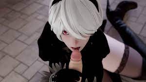 Yorha 2B giving a blowjob - Nier Automata - SFM Compile