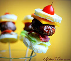 Mini Bacon Burger Bites Picture The Recipe Burger Bites Food Recipes