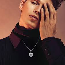 PARYFO Knights Templar Shield Pendant Necklace S925 Sterling Silver Knights  Templar Cross Armor of God Necklace Gift Unisex with 20+2 inch Chain