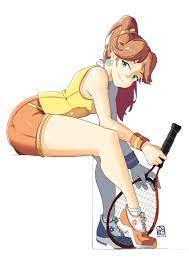 princess daisy and tennis daisy (mario and 1 more) drawn by  automatic_giraffe | Danbooru