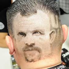 Next level barbering . The Iceman Chuck Liddell via @mmauncensored .  #SUBFOLDR #barberskills #nextlevel #hairstyling .. .. @fightinglabfl  #chuckliddell#mma#haircut#mmamemes @canalcombate