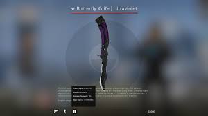 Butterfly wall art with free templates paper template pdf. Csgo Butterfly Knife Ultraviolet Field Tested Csgo Knives Csgo Knife Skin Toys Games Video Gaming In Game Products On Carousell