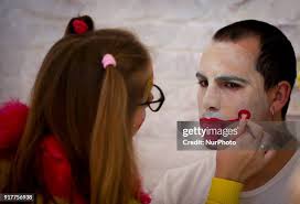 274 Clown Face Painting Stock Photos, High-Res Pictures, and Images