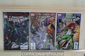It's the conclusion of plot elements introduced by brian michael. Amazing Spider Man Secret Invasion Marvel 3 Issue Limited Series Set Nm Hipcomic