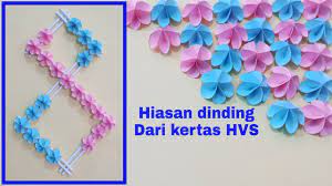 Hiasan dinding dari kertas ini hanya membutuhkan kertas origami agak tebal berwarna merah yang dipotong berbentuk hati. Hiasan Dinding Dari Kertas Hvs Paper Wall Hanging Decoration Youtube