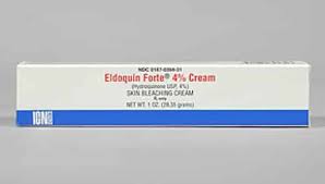 الدوكين فورت كريم لعلاج اسمرار البشرة eldoquin forte cream medicine cream knowledge
