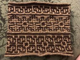 Fo Loving Mosaic Knitting Merino Camel Cowl No Pattern