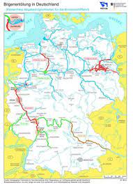 Karte bundeswasserstrassen.pdf • mapa śródlądowych dróg wodnych niemiec. Gdws Bundeswasserstrassenkarten