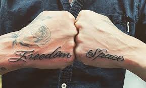 Tattoos, a form of body art in which a permanent or temporary mark or design is inscribed on a person's skin, implicate the first amendment because many municipalities have sought to impose restrictions on the art of tattooing. Laurence Fox Shows Off New Freedom And Space Tattoos On His Hands Daily Mail Online