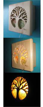 veilleuse arbre bois tissu arbre en bois bois veilleuse