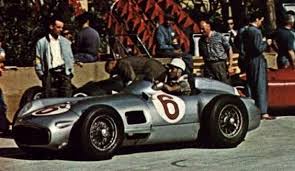 Stirling Moss Mercedes Monte Carlo Monaco Grand Prix 1955 Formula Racing Classic Racing Cars Mercedes Benz Classic