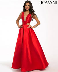 Jovani Red Satin A Line Dress 22613 Avec Images Mode Hijab Mode Robe