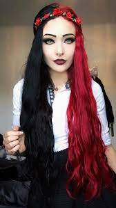 Pin By Stoner Witch On Arty Ideas Split Dyed Hair Hair Styles Pretty Hair Color