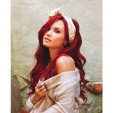 Dark red hair is different from copper and other red tones as it is on the deeper side of the spectrum, pickthorn says a bevy of celebrities that frequent the color as well like ariana grande, known for the red hair she had during her nickelodeon days, demi lovato, rihanna, and (famously) lana del rey. Demi Lovato S Bright Red Hair Is Awesome Liked On Polyvore Featuring Hair People Demi Lovato Demi Demi Lovato Red Hair Dark Red Hair Color Bright Red Hair